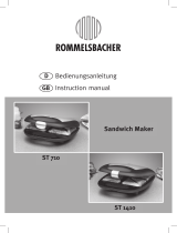 Rommelsbacher ST 710 Benutzerhandbuch