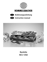 Rommelsbacher RCS1350 Bedienungsanleitung