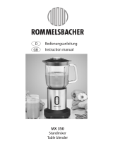 Rommelsbacher MX 350 Bedienungsanleitung