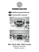 Rommelsbacher WA1200Family Bedienungsanleitung