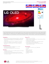 LG OLED65CX9LA Datenblatt