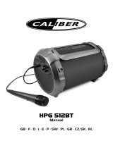 Caliber HPG512BT Bedienungsanleitung