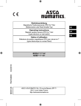 Asco Series 881 Magnetic Position Sensors for T Slot Bedienungsanleitung