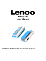 Lenco Xemio 154 Benutzerhandbuch