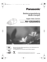 Panasonic NV GS250 EG Benutzerhandbuch