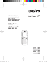 Sanyo ICR NT300 Benutzerhandbuch