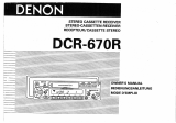 Denon DCR-670R Bedienungsanleitung