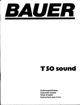 Bauer T50 Sound Bedienungsanleitung