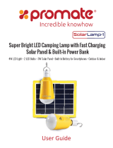 Promate SolarLamp-1 Benutzerhandbuch