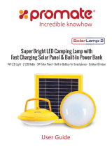 Promate SolarLamp-2 Benutzerhandbuch