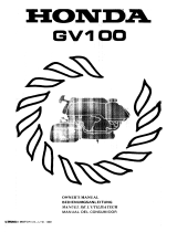 Honda GV 100 Bedienungsanleitung