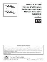 Vox Adio Air BS Benutzerhandbuch