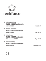 Renkforce RUSD-1803BT Bedienungsanleitung