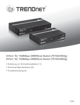 Trendnet TE100-S50G Quick Installation Guide