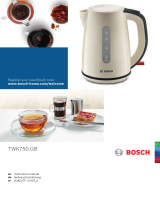 Bosch TWK7503GB Benutzerhandbuch