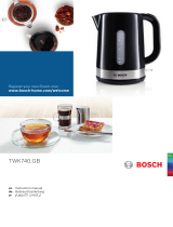 Bosch TWK7403GB Benutzerhandbuch