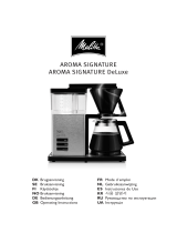 Melitta AromaSignature Deluxe Kaffeemaschine Bedienungsanleitung