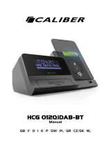 Caliber HCG012QIDAB-BT Bedienungsanleitung