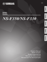 Yamaha NS-F350 Black Benutzerhandbuch