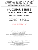 Ground Zero GZNC 1650SQ Bedienungsanleitung