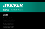 Kicker KMC3 Multi-Media Receiver Bedienungsanleitung