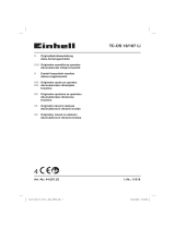 Einhell Classic TC-OS 18/187 Li Solo Benutzerhandbuch