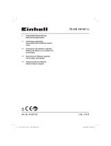 Einhell Classic TC-OS 18/187 Li Solo Benutzerhandbuch