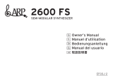 Korg ARP 2600 FS Bedienungsanleitung