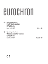 Eurochron EFWS-Color 1615871 Bedienungsanleitung