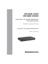SAGEMCOM RCI88-1000 Benutzerhandbuch