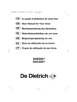 De Dietrich DOE505BE1 Bedienungsanleitung
