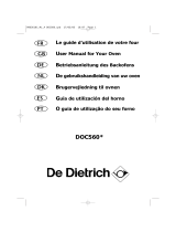 De Dietrich DOC560XE1 Bedienungsanleitung