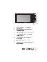 De Dietrich DME320XE1 Bedienungsanleitung