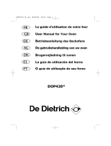 De Dietrich DOP420XE1 Bedienungsanleitung