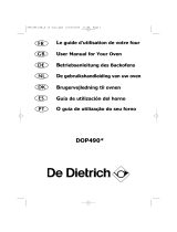 De Dietrich DOP490WE1 Bedienungsanleitung