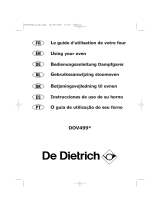 DeDietrich DOV499 Series Bedienungsanleitung