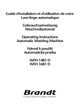 Brandt WFH1681D Bedienungsanleitung