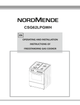 Nordmende CSG62LPGWH Benutzerhandbuch