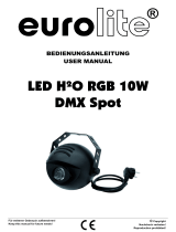 EuroLite LED H2O Water Effect Benutzerhandbuch