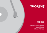 Thorens TD 309 white Benutzerhandbuch