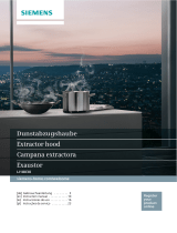 Siemens Slimline cooker hood Benutzerhandbuch