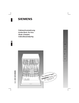 Siemens SE66A590EU/22 Benutzerhandbuch
