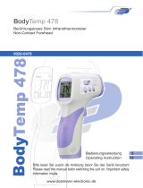 Dostmann Electronic Infrared fever thermometer BODYTEMP 478 Benutzerhandbuch