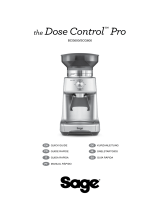 Sage SCG600 - the Dose Control Pro Bedienungsanleitung