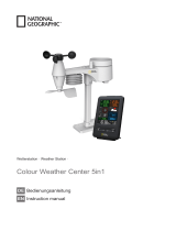 National Geographic 256-color and RC weather center 5-in-1 Bedienungsanleitung