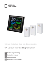 Bresser VA colour LCD Weather Station incl. 3 Sensors Bedienungsanleitung