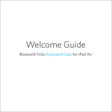 Anker Folio Bluetooth Keyboard Case for iPad Air Benutzerhandbuch