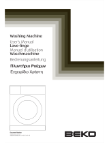 Beko washing machine Benutzerhandbuch