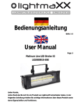 Lightmaxx Platinum Line LED Strobe X3 Benutzerhandbuch