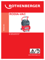 Rothenberger RODIA-VAC Series Benutzerhandbuch
